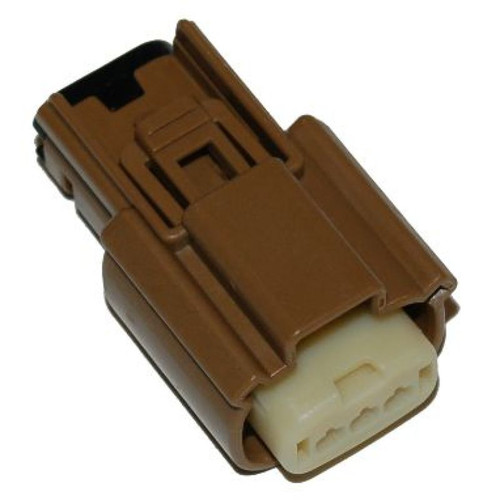 NAMZ NM-33471-0303 - 07-17 VROD Models Molex MX-150 3-Position Female Connector - Brown (HD72542-07B)