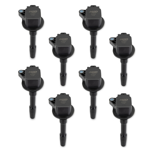 MSD 824538 - Ignition Coil - Blaster - Ford 5.2L - V8 - SuperCharged - Black - 8 Pack