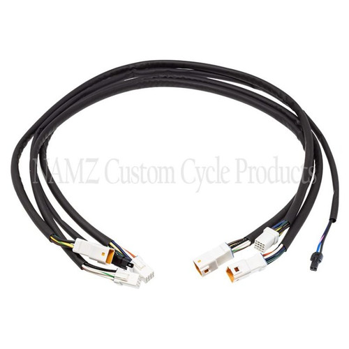 NAMZ NHCX-I24 - 14-17 Indian Chief/Springfield Plug-N-Play Complete Handlebar Control Xtension Harness 24in
