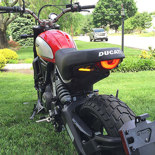 New Rage Cycles ICFU-FE-XP - 15-17 Ducati Scrambler Classic/Icon/Full Throttle/Urban Enduro Fender Eliminator Kt