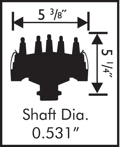 MSD 8569 - Crank Trigger Distributor