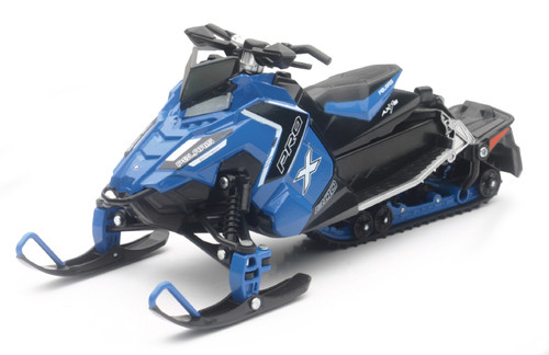New Ray Toys 57783B - Polaris Switchback Pro-X 800 Snowmobile (Blue)/ Scale - 1:16