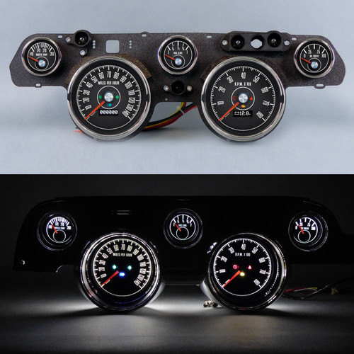 New Vintage USA 05305-53 - Gauge Kit Mustang 67-68 153 Series DIY