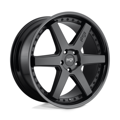 Niche M192190021+40 - M192 Altair 19X10 Gloss Black Matte Black