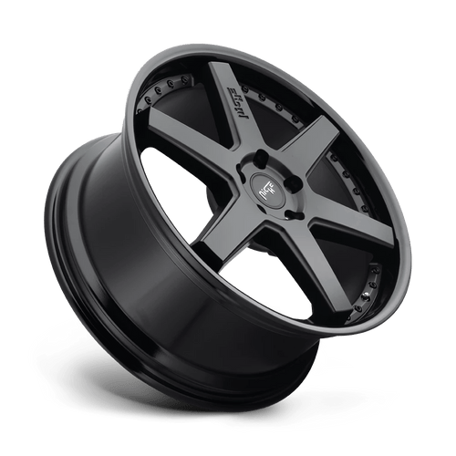 Niche M192240077+30 - M192 Altair 24X10 Gloss Black Matte Black