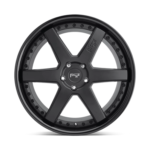 Niche M192240077+30 - M192 Altair 24X10 Gloss Black Matte Black