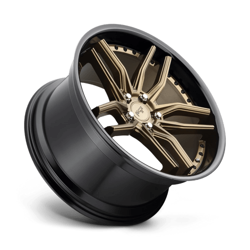 Niche M195199565+35 - M195 Methos 19X9.5 Matte Bronze Black Bead Ring