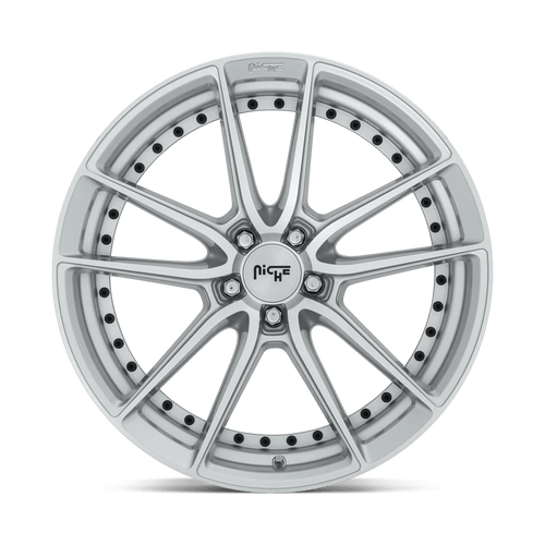 Niche M221229090+18 - M221 Dfs 22X9 Gloss Silver Machined