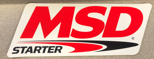 MSD 9291 - Advertising Decal; Contingency Decal;  DF Starter; 9 in. x 3 in.;