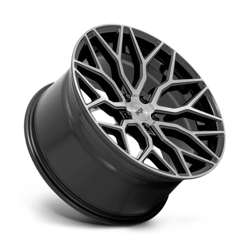 Niche M262198565+35 - M262 Mazzanti 19X8.5 Gloss Black Brushed Face