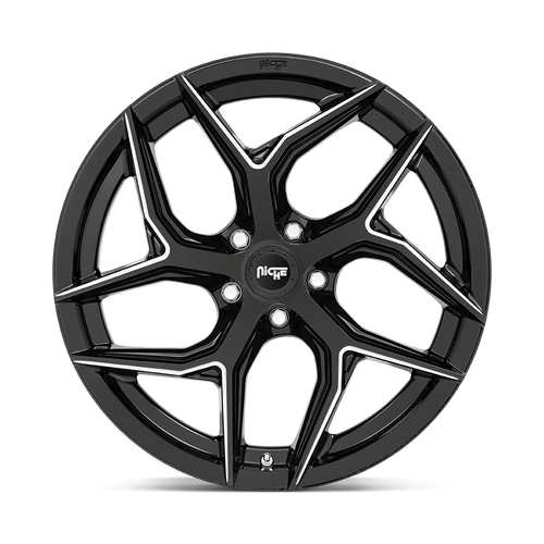 Niche M2662005F8+40 - M266 Torsion 20X10.5 Gloss Black Milled
