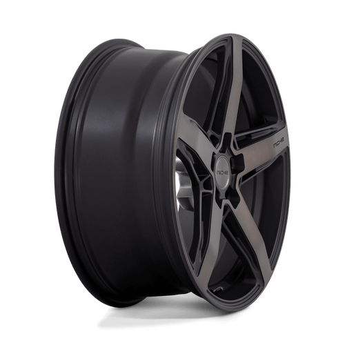 Niche M271209033+38 - M271 Teramo 20X9 Matte Black With Double Dark Tint Face