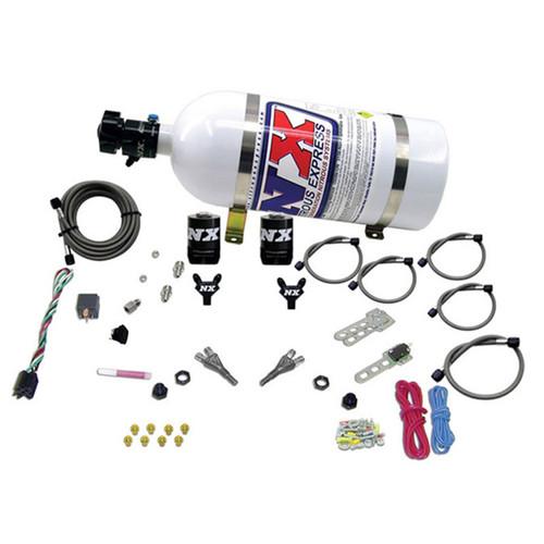 Nitrous Express 20218-10 - GM TBI Nitrous Kit (50-125HP) w/10lb Bottle