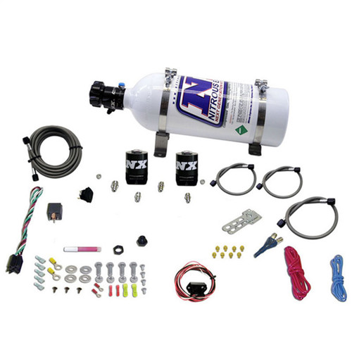 Nitrous Express 20930-05 - 10-15 Chevrolet Camaro (5th Gen) Single Nozzle Nitrous Kit (35-150HP) w/5lb Bottle