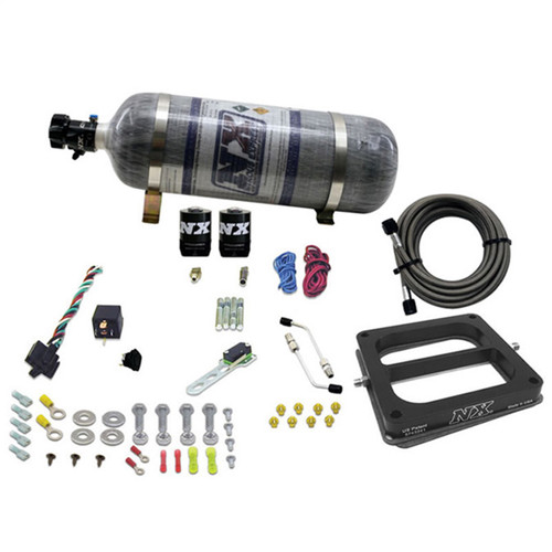 Nitrous Express 50075-12 - Dom/Alcohol Nitrous Kit (100-500HP) w/Composite Bottle