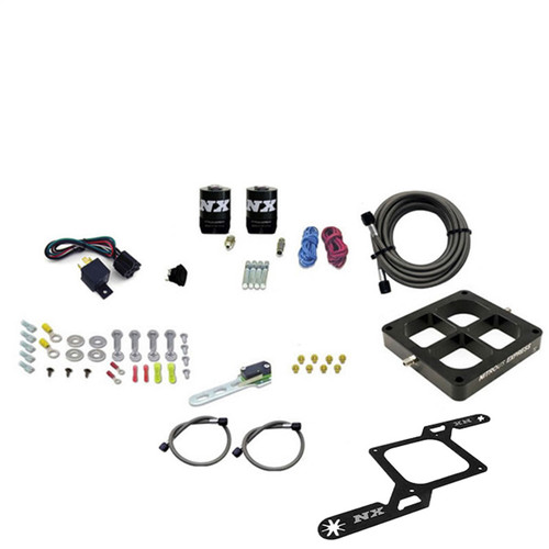 Nitrous Express 63570-00 - Dominator Single Entry Billet Crossbar Pro-Power Nitrous Kit (100-500HP) w/o Bottle