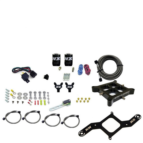 Nitrous Express 60542-00 - 4150 Billet Crossbar Pro-Power Nitrous Kit (100-500HP) w/o Bottle