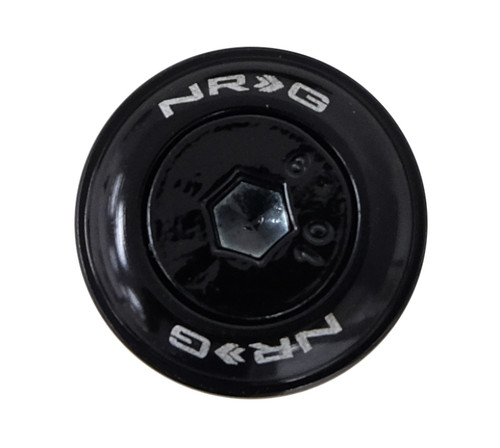 NRG FW-150BK - Fender Washer Kit w/Color Matched M6 Bolt Rivets For Plastic (Black) - Set of 10