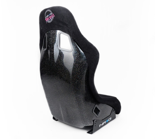 NRG FRP-303BK-PRISMA - FRP Bucket Seat Prisma Edition w/ Pearlized Back (Medium)
