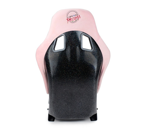 NRG FRP-303PK-PRISMA - FRP Bucket Seat Prisma Edition w/ Pearlized Back and Pink Alcantara (Medium)
