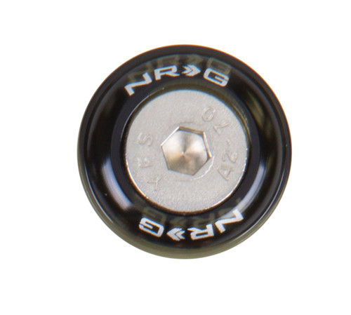 NRG FW-110BK - Fender Washer Kit w/Rivets For Metal (Black) - Set of 10