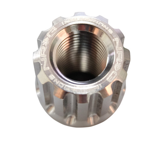 NRG LN-T200SL-21 - 200 Series M12 X 1.5 Titanium Lug Nut Set - 21 Pc w/Lock Key Socket - Silver