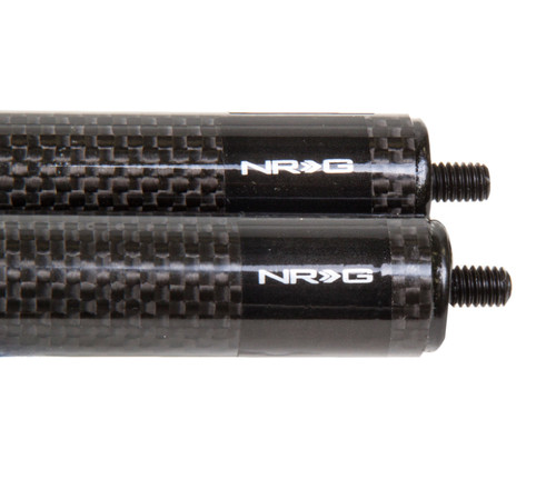 NRG HD-160CF - Carbon Fiber Hood Damper Kit - 03-07 Honda Fit (Half Pressure Shocks for CF Hood)