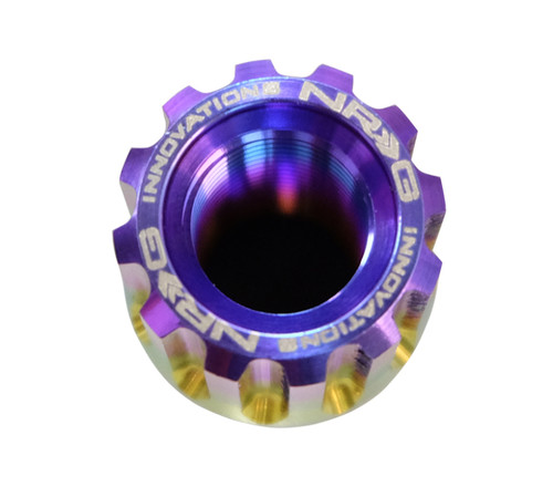 NRG LN-T210MC-21 - 200 Series M12 X 1.25 Titanium Lug Nut Set - 21 Pc w/Lock Key Socket - Neochrome