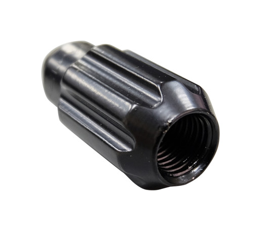 NRG LN-LS500BK-21 - 500 Series M12 X 1.5 Bullet Shape Steel Lug Nut Set - 21 Pc w/Lock Key - Black