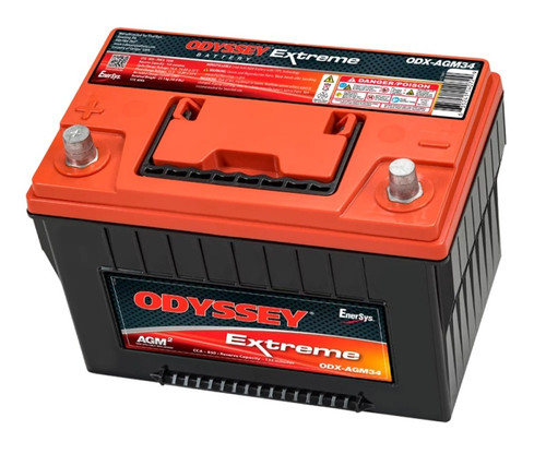 Odyssey Battery ODX-AGM34 - Auto/Truck/Heavy Duty & Commercial Extreme AGM Battery (34-PC1500T)