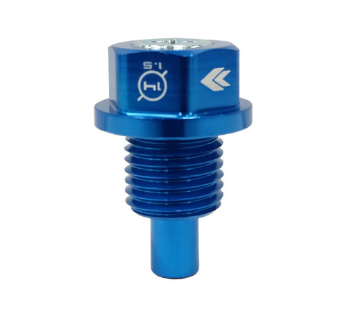 NRG NOP-100BL - Magnetic Oil Drain Plug M14X1.5 Acura/Honda/Mazda/Mitsubishi - Blue