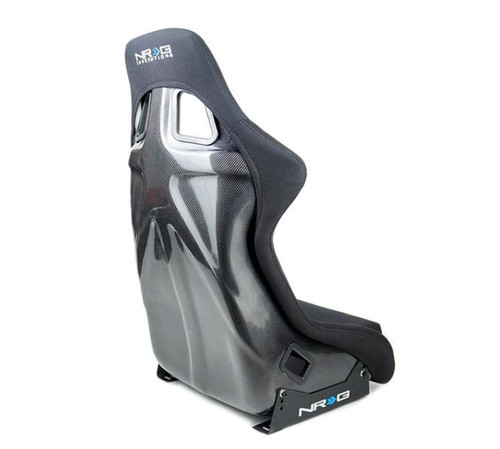 NRG RSC-302CF/BK - Carbon Fiber Bucket Seat - Large
