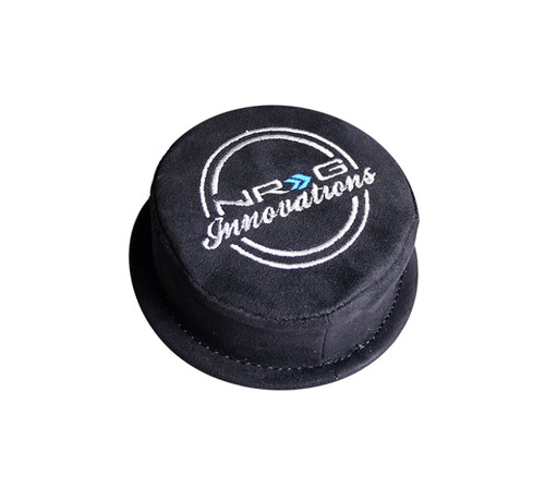 NRG RST-380MB-A - Reinforced Steering Wheel (380mm) Nascar/ Alcantara 3 Spoke w/  Logo/ Removable Crushed Pad