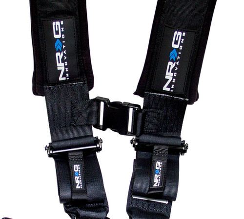 NRG SBH-5PCBK-620 - SFI 16.1 5PT 3in Seat Belt Harness / Latch Link - Black