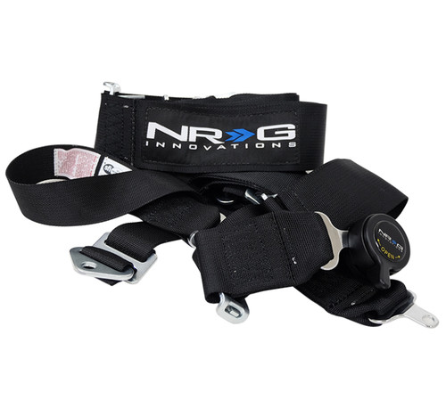 NRG SBH-RS5PCBK - SFI 16.1 5PT 3in. Seat Belt Harness / Cam Lock - Black
