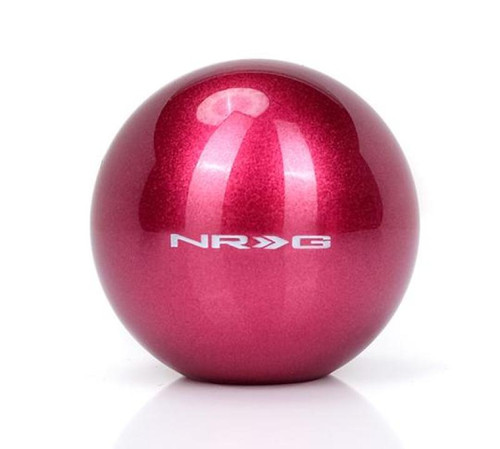 NRG SK-350FH - Fushia Sparkly Painted Titanium Round Shifter Heavy Weight