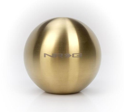 NRG SK-350GD - Chrome Gold Titanium Round Shifter Heavy Weight