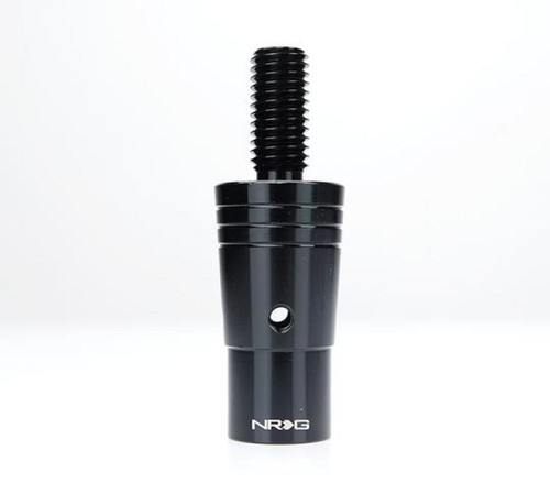 NRG SKA-014BK - 14mm Euro Aluminum Adapter w/ M10x1.5 Thread Pitch - Black