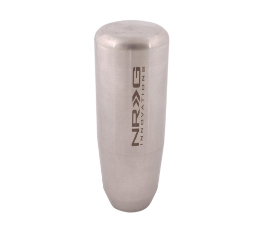NRG SK-450SL - Universal Short Shifter Knob - 3.5in. Length / Heavy Weight .85Lbs. - Silver