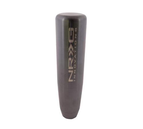 NRG SK-480BC - Universal Short Shifter Knob - 5in. Length / Heavy Weight 1.27Lbs. - Black Chrome