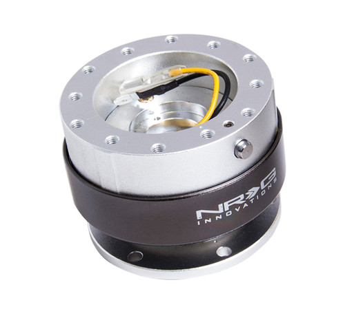 NRG SRK-200SL - Quick Release Gen 2.0 - Silver Body / Titanium Chrome Ring