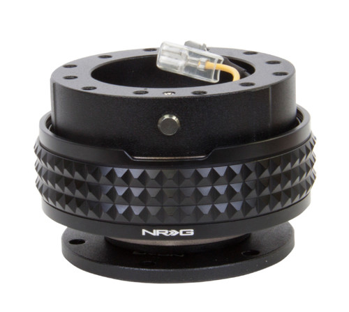 NRG SRK-210BK/BK - Quick Release Kit - Pyramid Edition - Black Body / Black Pyramid Ring