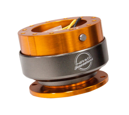 NRG SRK-200RG - Quick Release Gen 2.0 - Rose Gold Body / Titanium Chrome Ring