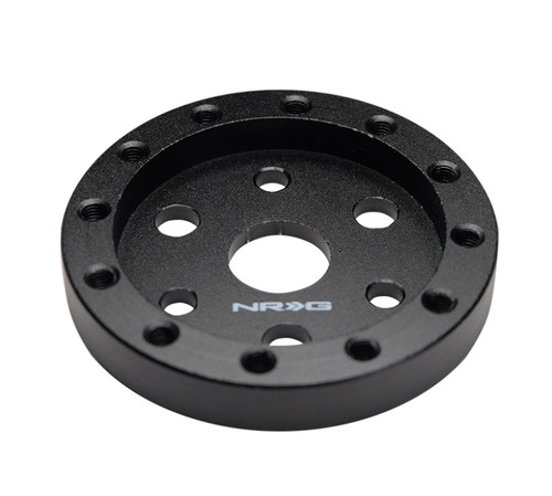 NRG SRK-36BK - 3 Hole to 6 Hole Steering Wheel Adapter 1/2in. - Black