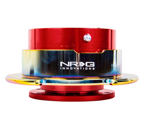 NRG SRK-250RD/MC - Quick Release Gen 2.5 - Red Body / Neochrome Ring