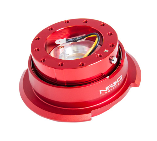 NRG SRK-280RD - Quick Release Kit Gen 2.8 - Red / Red Ring