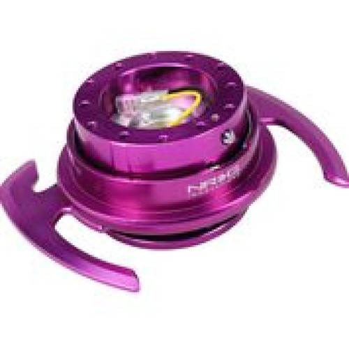 NRG SRK-700PP - Quick Release Kit Gen 4.0 - Purple Body / Purple Ring w/ Handles