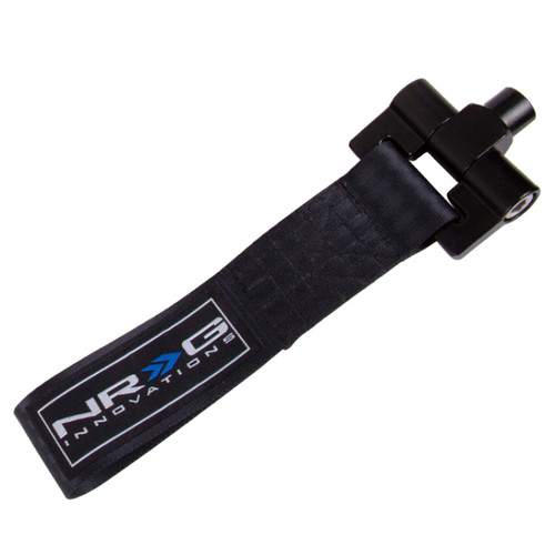 NRG TOW-120BK - Bolt-In Tow Strap Black - Scion TC 05-08 2014+ / Xb 03-07 (5000lb. Limit)