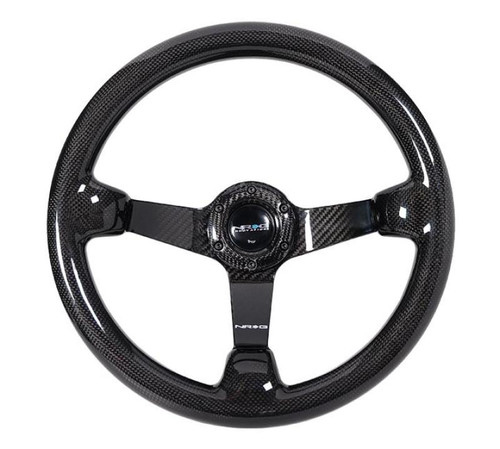 NRG ST-036FC - Forged Carbon Fiber Steering Wheel (350mm / 3in. Deep)