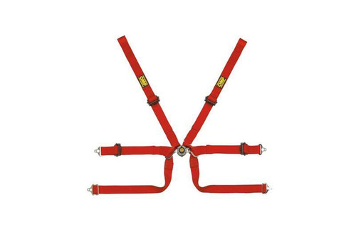 OMP Racing DA0-0206-A01-061 - OMP Safety Harness Tecnica 2In Formula Red (Fia 8853-2016)
